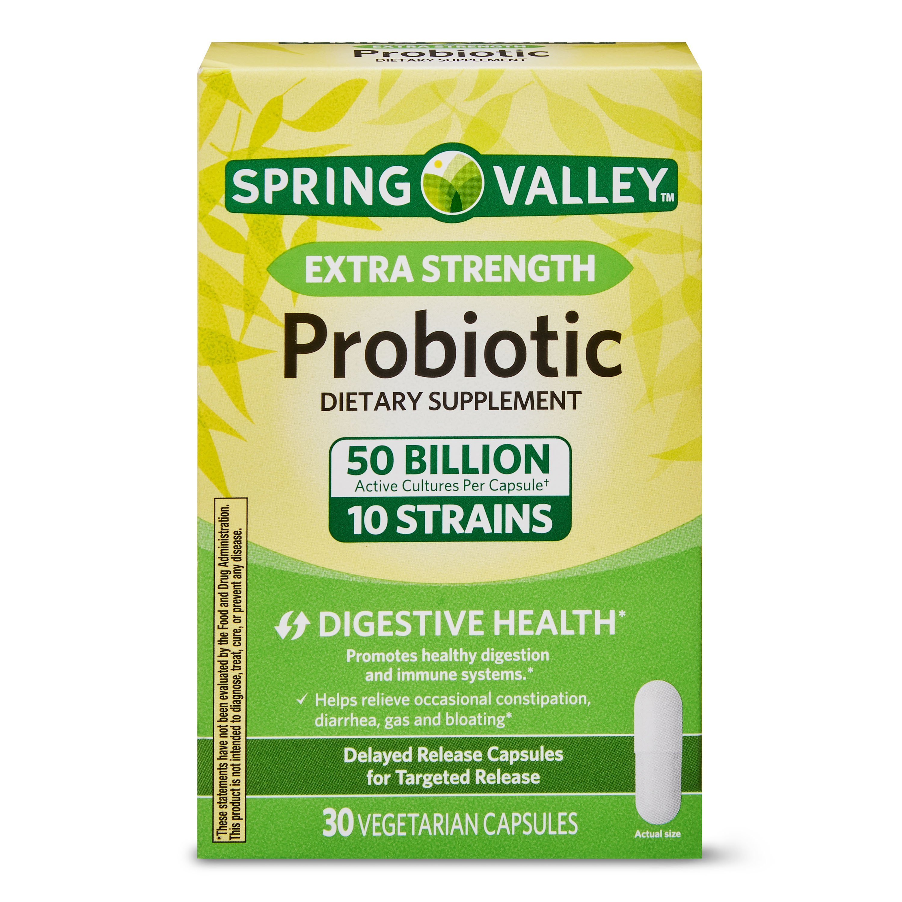 Spring Valley Extra Strength Probiotic Dietary Supplement
