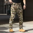 thumbnail image 2 of Men's Construction Cargo Pants Ripstop Hiking Big and Tall Work Trousers, 2 of 6