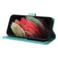 thumbnail image 4 of Allytechgroup Wallet Case for Samsung Galaxy S24 Ultra, Premium PU Leather Sunflower Embossed Flip Cover Hand Wrist Cards Holder Stand Shockproof Phone Case Cover for Galaxy S24 Ultra, Green, 4 of 14