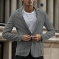 thumbnail image 2 of Vedolay Mens 2023 Coat Men's Casual Office Blazer Jackets Fashion Front Open with Pockets,Gray M, 2 of 5