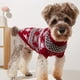thumbnail image 3 of Otoño Invierno Navidad doble ciervo mascota suéter tejido copo de nieve ropa para perros MFZFUKR CPB-US-FXT386-2, 3 of 6