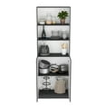 thumbnail image 3 of 74" Wide Bookcase , 3 Pieces. 11 Shelves & 2 Double-door Cabinet. Living Room, Office Use. , Versatile Storage Matt Gray/white. Office, Room., 3 of 6
