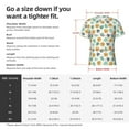 thumbnail image 4 of Bixox Men's Tiger Leaves Printed Short Sleeve Skinny Athletic T-Shirt, 4 of 6