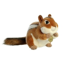 Aurora - Small Brown Miyoni - 8" Chipmunk - Realistic Stuffed Animal