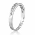 thumbnail image 2 of Vir Jewels 1/4 CTTW Classic Diamond Wedding Band 14K White Gold Channel Set Round Size 7.5 Female Adult, 2 of 8