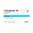 thumbnail image 1 of Glucophage XR Metformina 750 mg 30 tabletas de liberación prolongada, 1 of 4