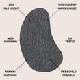 thumbnail image 4 of JONATHAN Y SHAPES 5 x 8 Area Rug, Evan Rustic Organic Curve - Dark Gray, SHP102B-5, 4 of 7