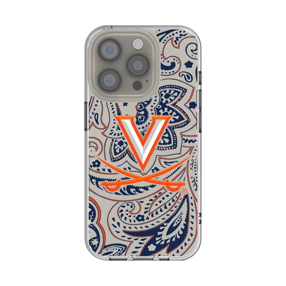 Virginia Cavaliers iPhone Paisley Design Clear Case