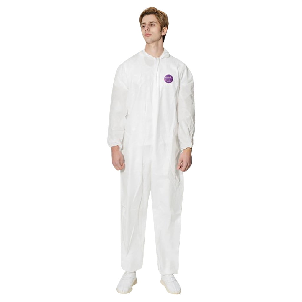 Coverall Chemical Hazmat Isolation Suit Disposable Protective Clothing