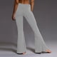 thumbnail image 5 of Pantalones de mujer de cintura alta y pernera acampanada: color liso, estilo informal/deportivo, tejido resistente para el uso diario, talla real, lavado a máquina delicado., 5 of 7
