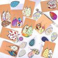 thumbnail image 2 of Shisuyan 1 Set Sublimation Earrings Blanks Water Drop Earrings Blanks Earring Drops Earring Crafts Material, 2 of 9