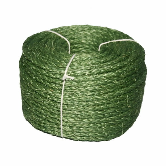 ACDANC Sisal Twine Rope Cat Claw Control Toy Durable Tree Scratching Rope Furniture Protector Hemp Rope Thick 65Feet Green