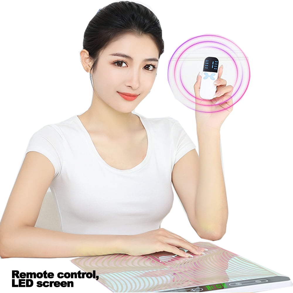 EMS Foot Massager Mat for Muscle Relaxation, Electrical Feet Stimulation Massage Pad for Plantar Fasciitis & Neuropathy Pain Relief, Deep Tissue Electric Muscle Stimulator