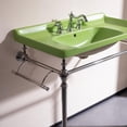 thumbnail image 5 of 36"Console Bathroom Sink, Freestanding Console Sink With Stainless Brushed Gold Legs, Modern Bathroom Vanity with 3 Tap Holes, 5 of 6