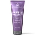 thumbnail image 1 of Nuva Botanicals Champú morado para rubias - Champú para cabello gris para mujeres elimina los tonos cobrizos del cabello - Champú rubio con vitamina B5 - Tónico para cabello decolorado 6.8 fl oz, 1 of 5