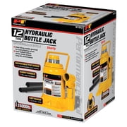 Performance Tool W1643 Heavy Duty Shorty Bottle Jack for Vehicle Maintenance, 12 Ton Capacity (24,000 lbs)