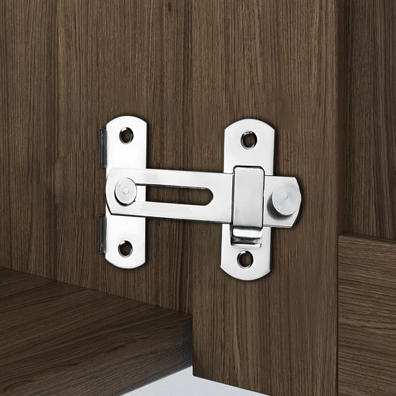 PRETXORVE Stainless Steel Dead Lock, Mobile Home Product 180 Degree Barn Sliding Door Lock