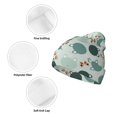 thumbnail image 3 of Pofeuu Frog And Dragonflies Print Beanie Hat for Men Women Knit Winter Hat Warm Cuffed Skull Beanie Slouchy Soft Unisex, 3 of 6