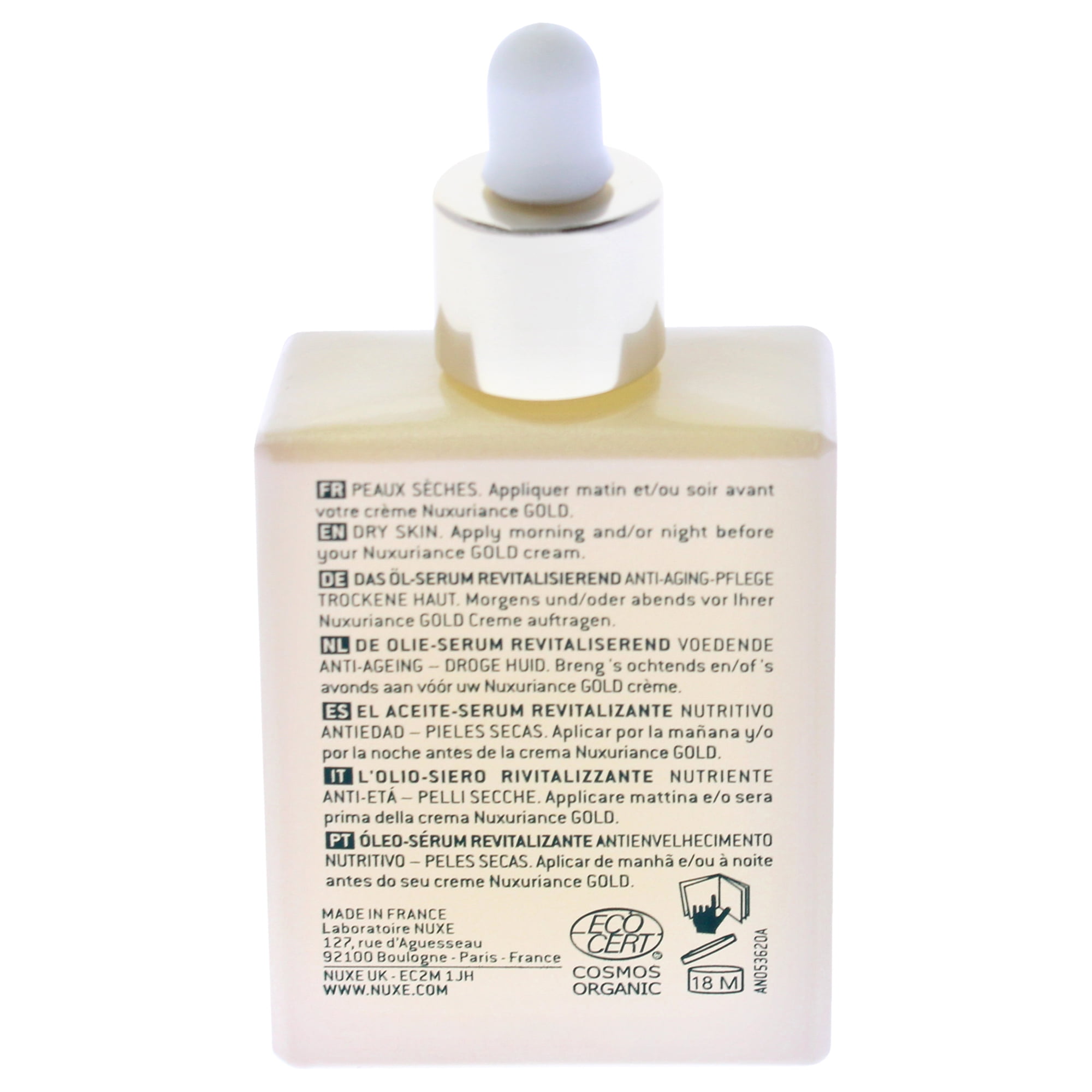 Nuxe Nuxuriance Gold Oil Serum Revitalizing , 1 oz Serum