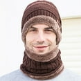 thumbnail image 2 of Lnzyyephy Beanie Gloves Scarf Set for Men Boys Winter Warm Knit Hat Gloves Scarf Set Cold Weather Accessories, 2 of 6