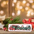 thumbnail image 6 of VOTRUDI Wooden Train Decoration,Christmas Decorations Indoor Clearance,Four Sections Christmas Gift,Christmas Indoor Decor for Room Office Tabletop,Green, 6 of 6