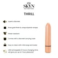 thumbnail image 3 of SKYN Thrill 3 Speed Vibrating Bullet Vibrator, 3 Speeds, Rose Gold, 3 of 8