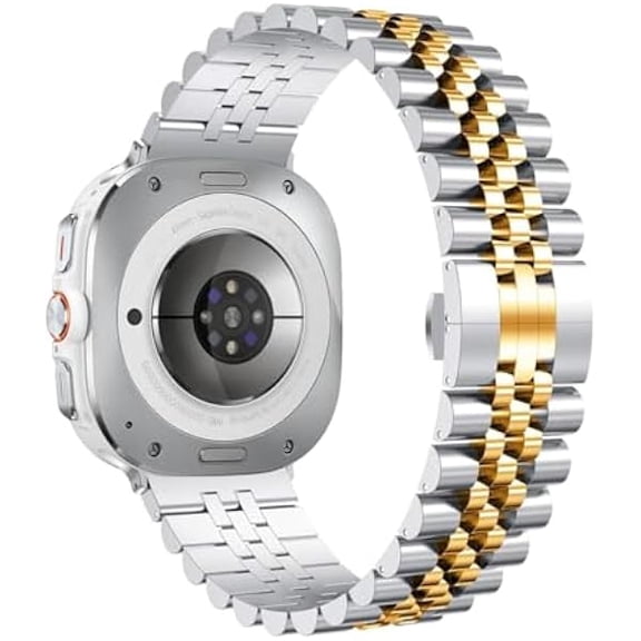 can Band Compatible with Samsung Galaxy Watch 7 Ultra 47mm,Metal Bands Compatible with Galaxy Watch Ultra 47mm(2024) for Men Women Stainless Steel Strap