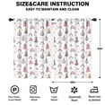 thumbnail image 2 of Blackout Kids Curtains,Beige Princess Castle Rainbow Pattern Childrens Insulated Curtains Set Of 2,Bedroom Essentials,Toddler Room Decor 42"x63", 2 of 5