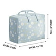thumbnail image 4 of Mmeneyy Oversized Clothes Quilts Storage Bag Wardrobe Sorting Storage Box Portable Storage Bag Zipper Cup Storage Bag, 4 of 6