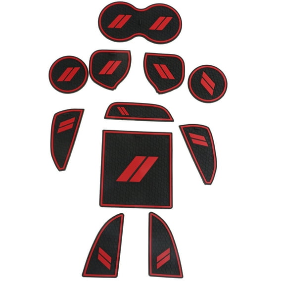 Coaster Door Slot Mat Center Console Dust Waterproof Mat for Dodge Challenger