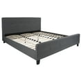 thumbnail image 5 of Flash Furniture Platform Bed,Tribeca,King,Dark Gray HG-32-GG, 5 of 5