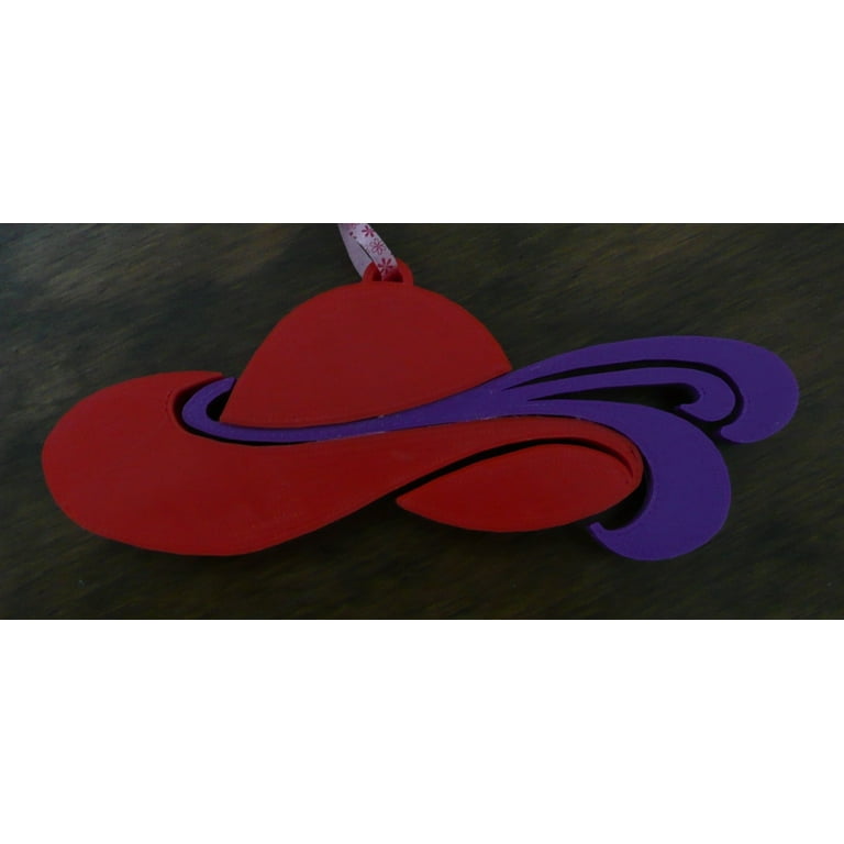 Red hat society christmas ornaments deals