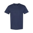 thumbnail image 5 of Hanes EcoSmart Men's Short Sleeve T-Shirt, Crewneck Classic Fit Tee, Cotton-Poly, Navy, XL, 5 of 5