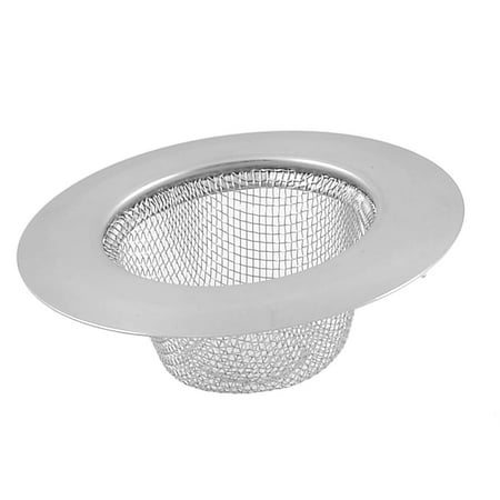 Unique Bargains Unique Bargains Silver Tone Stainless Steel Sink Basin Strainer Stopper 7cm (Best Way To Clean Stainless Steel Sink)