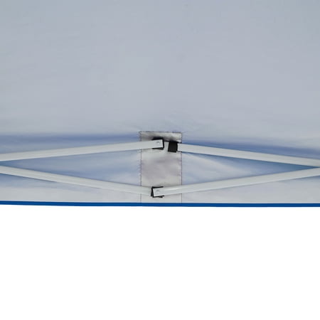 Ozark Trail 10' x 10' Instant Slant Leg Pop-up Canopy, Outdoor Shading Shelter, Blue