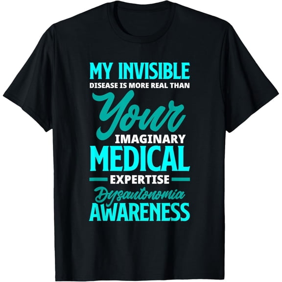t-shirt Dysautonomia Warrior POTS Warrior Dysautonomia Awareness T-Shirt mens t shirt,black,women,funny,misfits,men,journey