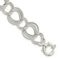 thumbnail image 2 of Auriga 925 Sterling Silver Polished Fancy Link Bracelet 8inch for Women, 2 of 6