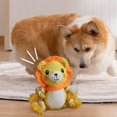 thumbnail image 1 of Juguete de peluche chillón para perros, juguetes para masticar para cachorros, ejercicio de masticación, muebles de protección, interacción, lindos León, 1 of 9