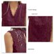 thumbnail image 5 of Blusa sin mangas informal transpirable con cuello en V y encaje para mujer para verano, 5 of 6