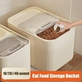 thumbnail image 4 of SharkTRUE Airtight Pet Food Storage Container For Dog Pet Food Storage Barrel Large St Moisture-Proof F6I3 Barrel Sealed Capacity Food, 4 of 9