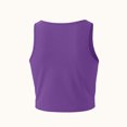 thumbnail image 6 of Smupbvky Going Out Tank Tops for Women Crew Neck Cropped Knit Vest Casual Sleeveless Summer Layering Basic T Shirt (XL, Purple), 6 of 6