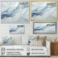thumbnail image 4 of Designart "Liquid Art: Grey And Blue Glacier Charm" Glacier Floater Framed Wall Art Prints, 4 of 5