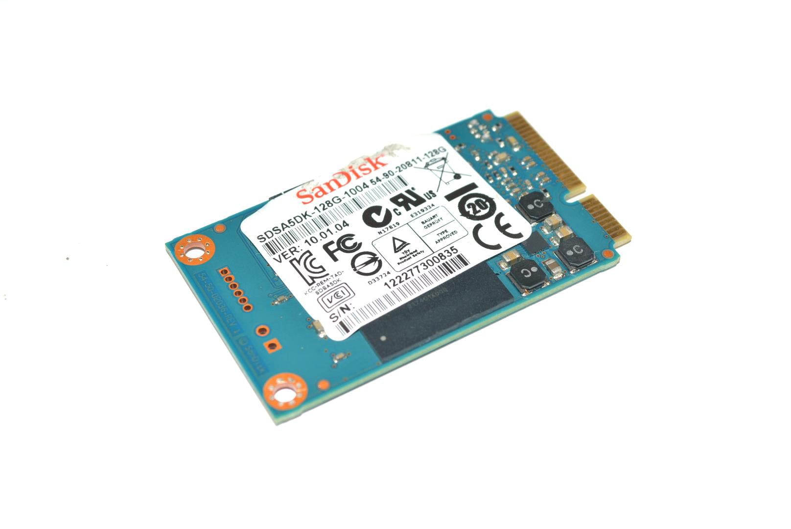 SanDisk 128GB mSATA 1.8" SSD SDSA5DK-128G 