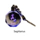 thumbnail image 5 of Yuarrent Llavero con lámpara de cristal de constelación, colgante de llavero Led único de cumpleaños del zodiaco decorativo para mujer, accesorios Artesanía Sagitario Yuarrent HA073944-01, 5 of 6