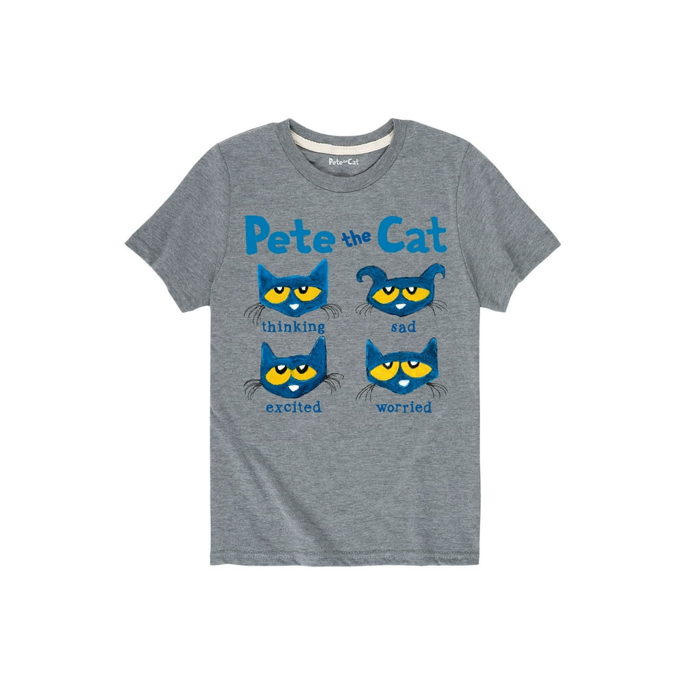 PETE THE CAT Pete The Cat The Faces Of Pete Toddler Short Sleeve TShirt