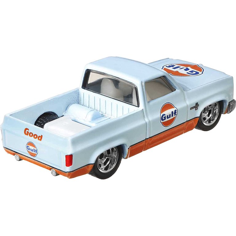 ホットウィール プレミアム Gulf Hot Wheels Premium - 1983 Chevy Silverado Gulf Pickup Truck