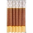 thumbnail image 6 of Set of 15 pieces Diamond Brown High Quality for Bathroom Toilet Rug 17" x 18",Bath Mat 18" x 30" Non slip , 1 shower curtain 70" x 72", 12 rings covered Machine Wash, 6 of 6