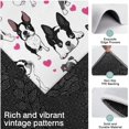 thumbnail image 3 of Pug and Love Heart Kitchen Rugs Sets Of 3,Kitchen Runner Rugs Non Skid Washable,Decorative Kitchen Floor Mats for Kitchen,Sink,Laundry,17"x30"+ 17"x47" + 17"x59", 3 of 6