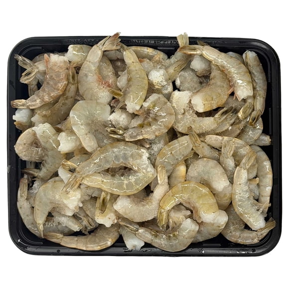 Camarón chico sin cabeza por kg peso aprox por charola 700 g