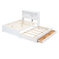 thumbnail image 5 of Triple Tree Modern MDF Queen Captain Bed White, 5 of 9